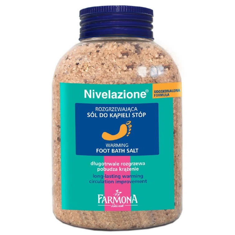 Nivelazione - Rozgrzewająca sól do kąpieli stóp