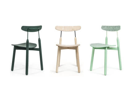 Lekkie krzesło, design studio Kosmos Project