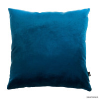 Velvet niebieska poduszka dekoracyjna 45x45