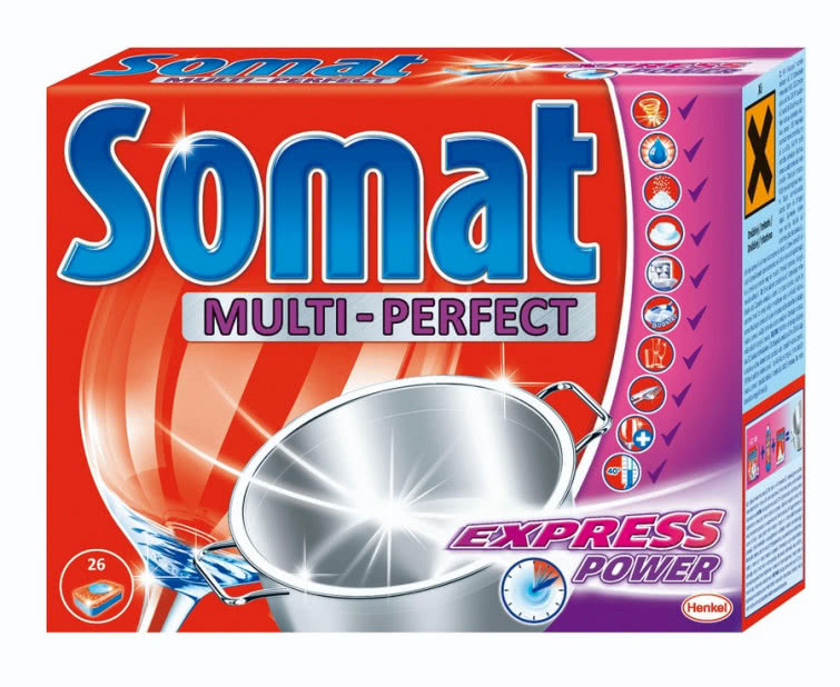 Tabletki do zmywarki - Somat Multi-Perfect z formułą Express Power