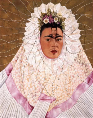 Frida Kahlo, „Autoportret jako tehuanka” 