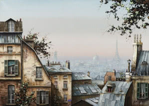 Jan Stokfisz Delarue, "Paris Rooftops"