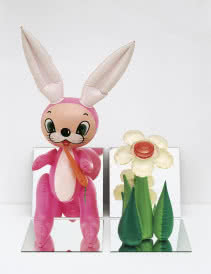 Inflatable Flower and Bunny, © Jeff Koons