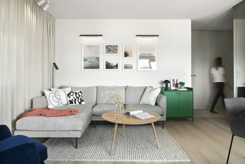 Mieszkanie jest
przestronne i jasne,
nie tylko...