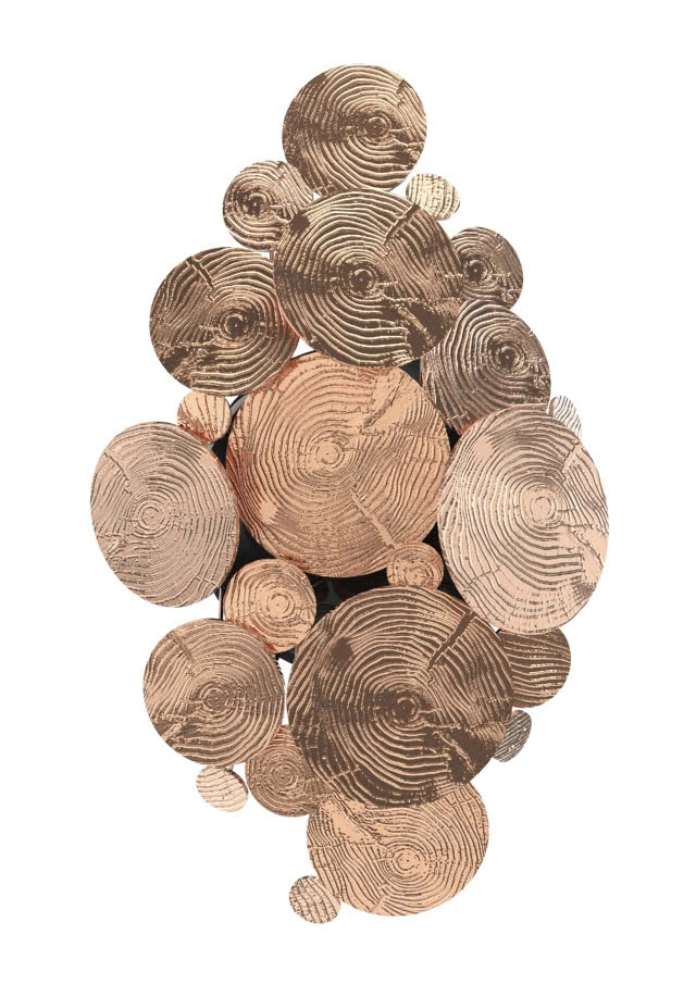 dekoracja ścienna metalowa