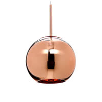 Lampa wisząca Copper Shade Round