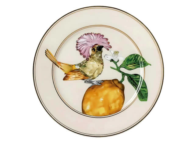 Kolekcja „Idyllia” - kryształowe ptaki i kwiaty, które ożywiają stół