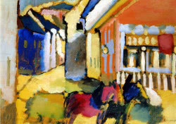 Murnau: ulica z bryczką Kandinsky Wasilly