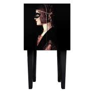 Stolik nocny z płyty MDF z cyfrowym nadrukiem,...