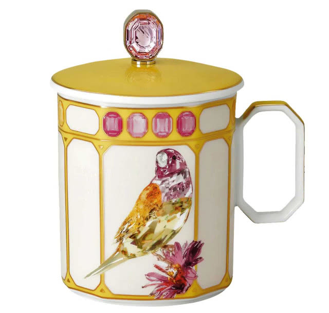 Kolekcja „Idyllia” - kryształowe ptaki i kwiaty, które ożywiają stół