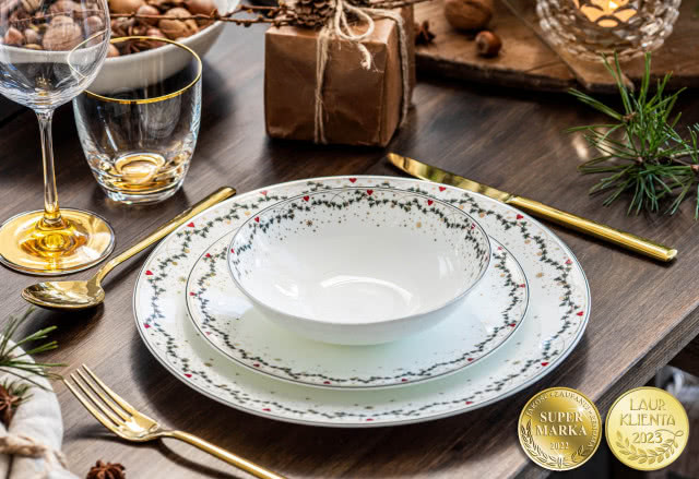 Porcelana na Święta - jak stworzyć klimatyczny stół na Boże Narodzenie i Nowy Rok