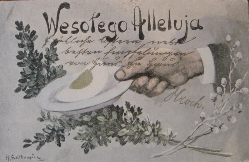 Karta pocztowa, wg Adama Setkowicza, 1906,...