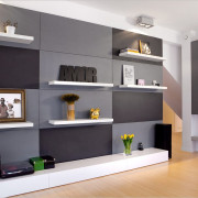 Kuchnia, jadalnia i salon to otwarta przestrzeń...