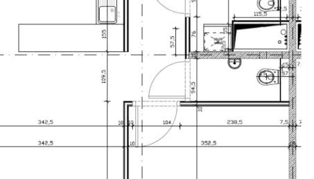 Miejsce na prysznic w łazience
