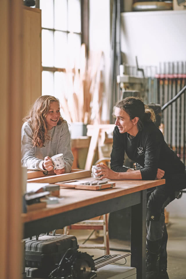 Stolarz Tuomo Rinne fiskars village