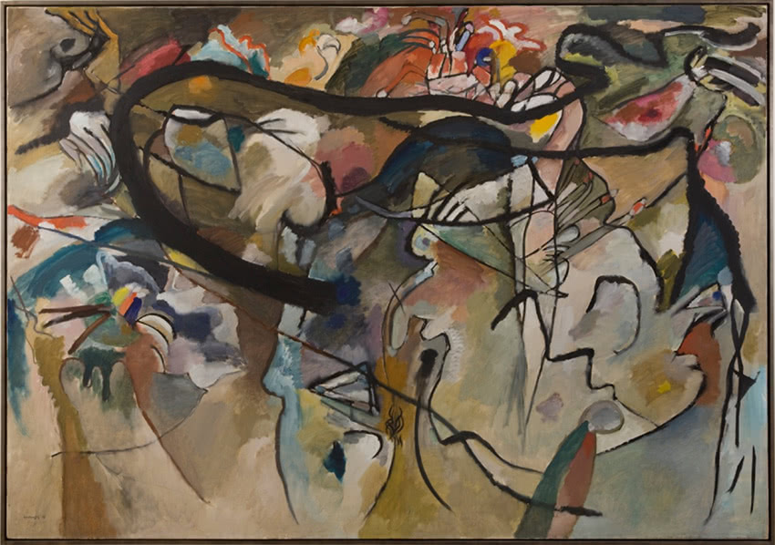 "Kompozycja V", 1911, olej, płótno, kolekcja...