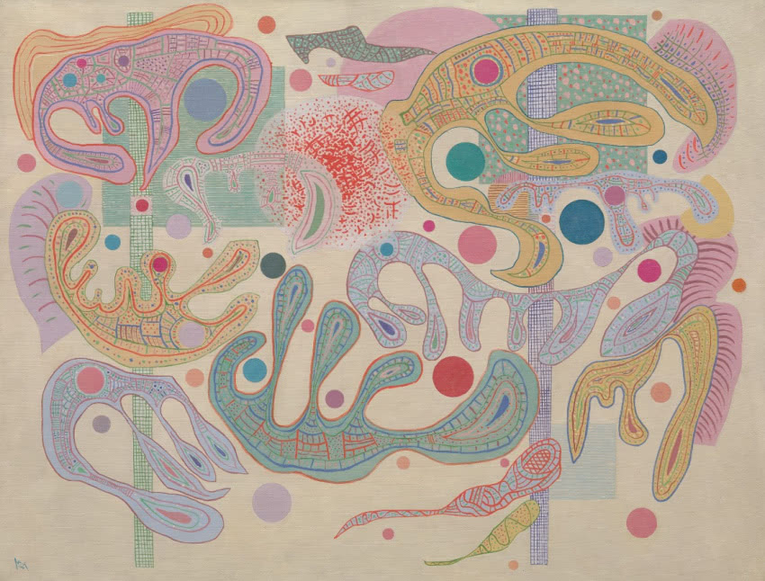 "Formy fantazyjne", 1937, olej, płótno, 88,9 x...