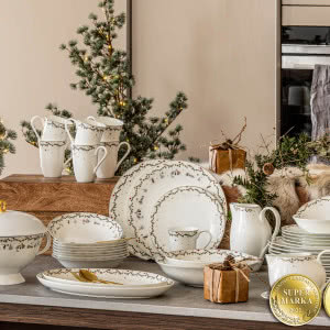 Porcelana na Święta - jak stworzyć klimatyczny stół na Boże Narodzenie i Nowy Rok