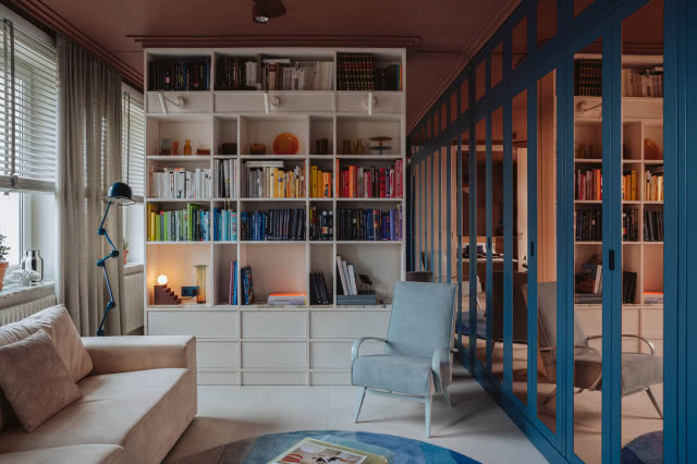 Fotele vintage niebieskie