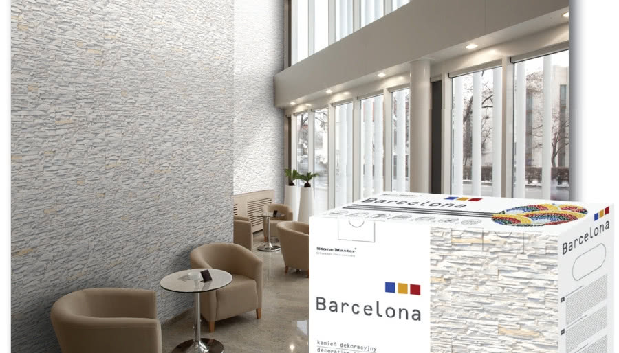 Kamień dekoracyjny - wykończenie ścian w salonie