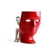 Stolik nocny z płyty MDF z cyfrowym nadrukiem,...