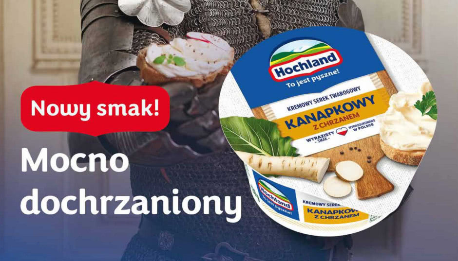 Hochland Kanapkowy z chrzanem - kremowa baza do kanapek, burgerów i dipów