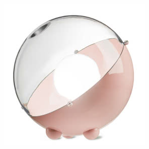 Różowa pastelowa lampa