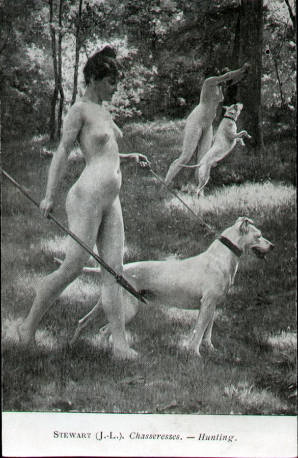 Pocztówka "Stewart (J.-L.) Chasseresses –...