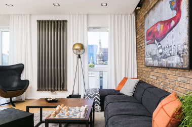 Industrialne mieszkanie dla singla