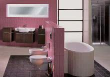 Różowa łazienka 
