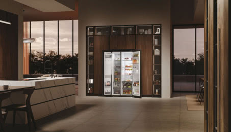 Odkryj moc innowacji - inteligentna lodówka side by side Haier HSW79F18DIPT, która zmieni Twoją kuchnię