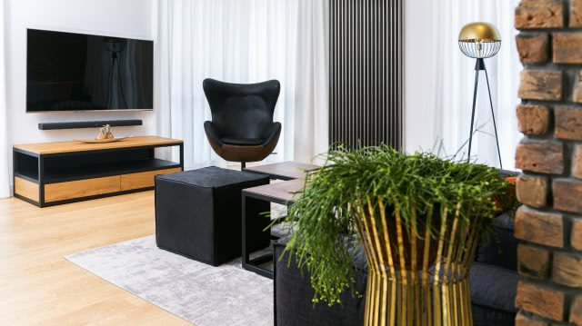 Salon w męskim stylu