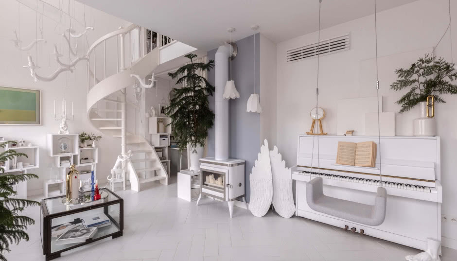 Białe wnętrza pełne niespodzianek! Tak mieszka dekoratorka wnętrz