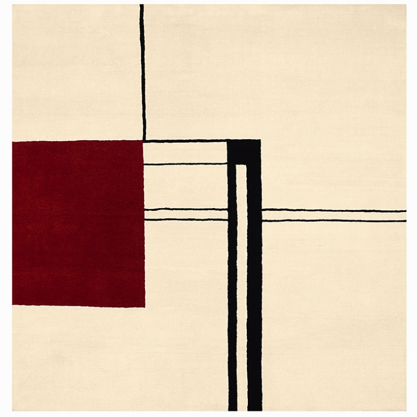 Eileen Gray projektowała także dywany. Wendingen...