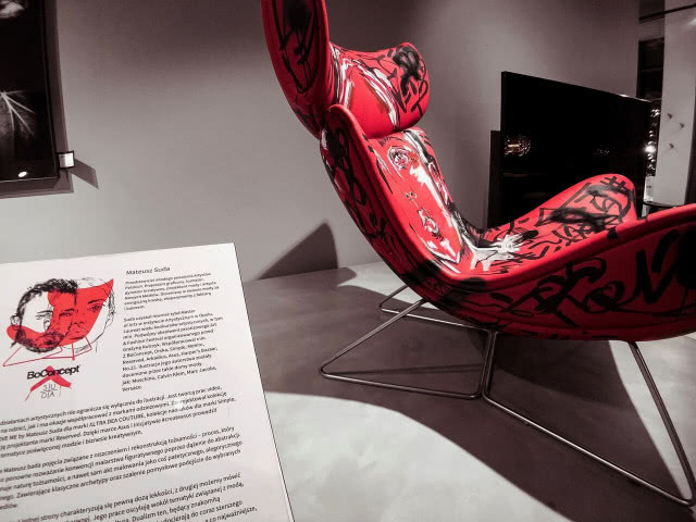 Fotel Imola - BoConcept i Mateusz Suda