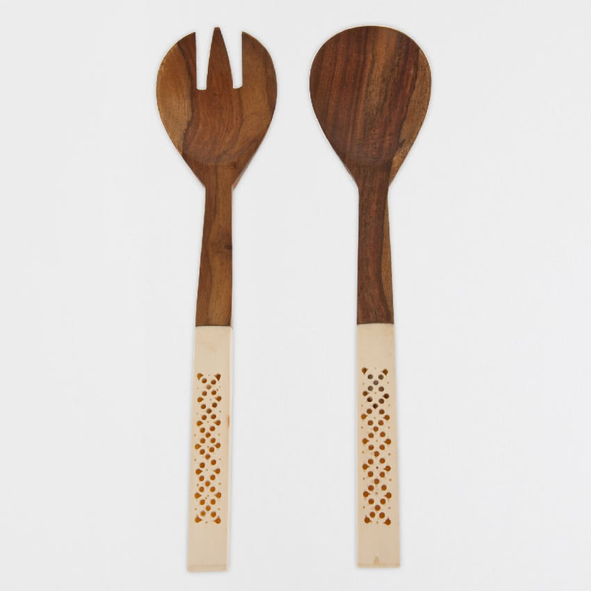 Łyżki drewniane do sałaty, ZARA HOME - 49,90 zł