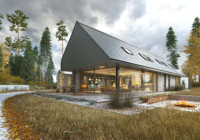 10 gotowych projektów domu stodoły - wybór redakcji