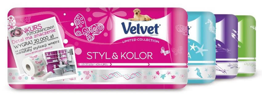 Opakowania limitowanej kolekcji papierów...