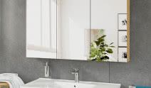Szafka łazienkowa SOLO z lustrem LED