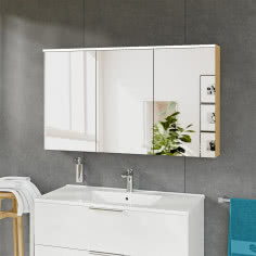 Szafka łazienkowa SOLO z lustrem LED