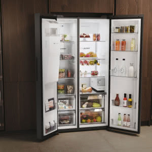 Odkryj moc innowacji - inteligentna lodówka side by side Haier HSW79F18DIPT, która zmieni Twoją kuchnię