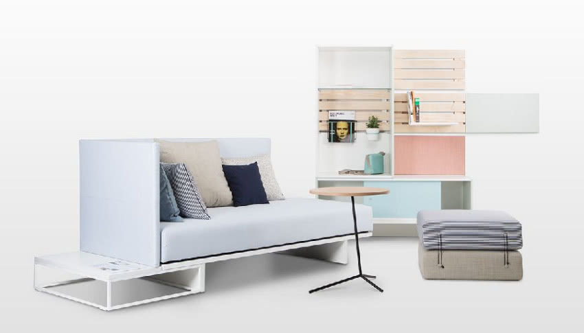 Meble z kolekcji Easy łatwo przearanżować