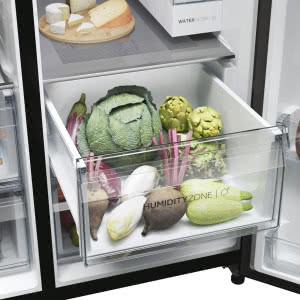 Odkryj moc innowacji - inteligentna lodówka side by side Haier HSW79F18DIPT, która zmieni Twoją kuchnię