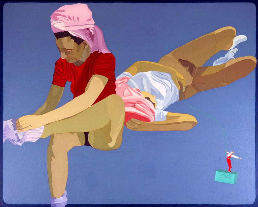 Ewa Kuryluk, "Et in arkadia", 1976, akryl i...