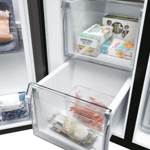 Odkryj moc innowacji - inteligentna lodówka side by side Haier HSW79F18DIPT, która zmieni Twoją kuchnię