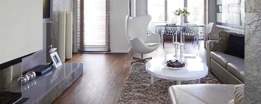 Design i łupek na ścianie - nowoczesne wnętrza