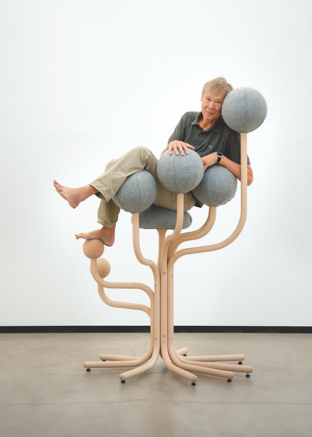 Peter Opsvik i jego krzesło Garden