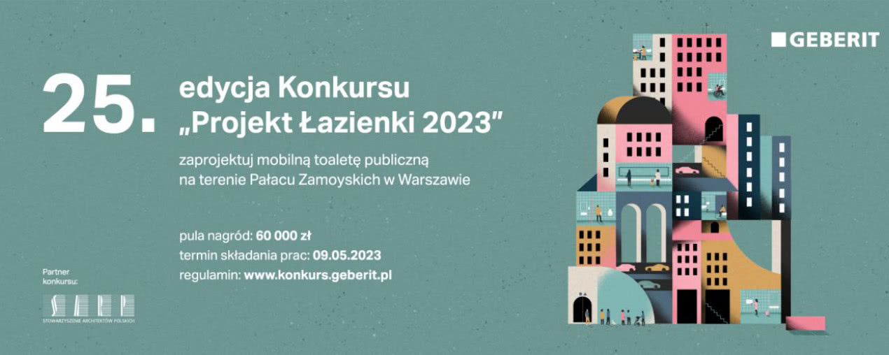 "Projekt Łazienki 2023" - jubileuszowa edycja konkursu dla studentów i młodych architektów