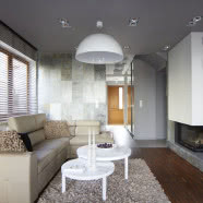 Design i łupek na ścianie - nowoczesne wnętrza