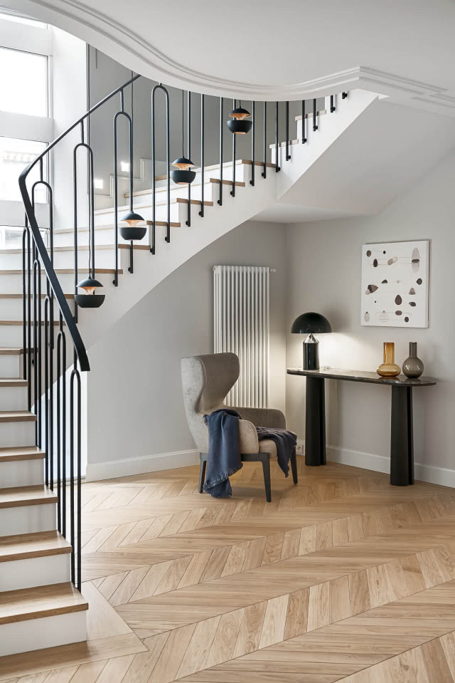 Dwupoziomowy apartament na Saskiej Kępie